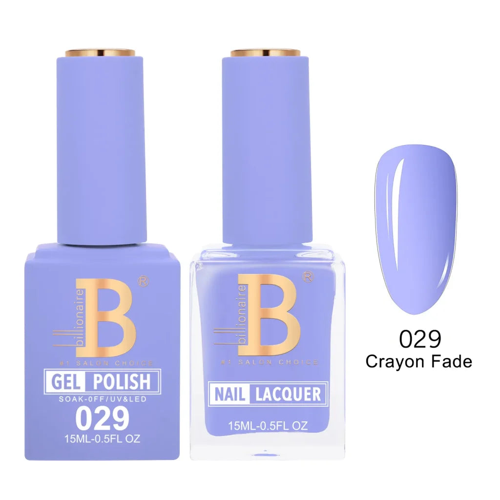 Matching Gel & Lacquer Nail Polish Duo Set - Multiple Colors