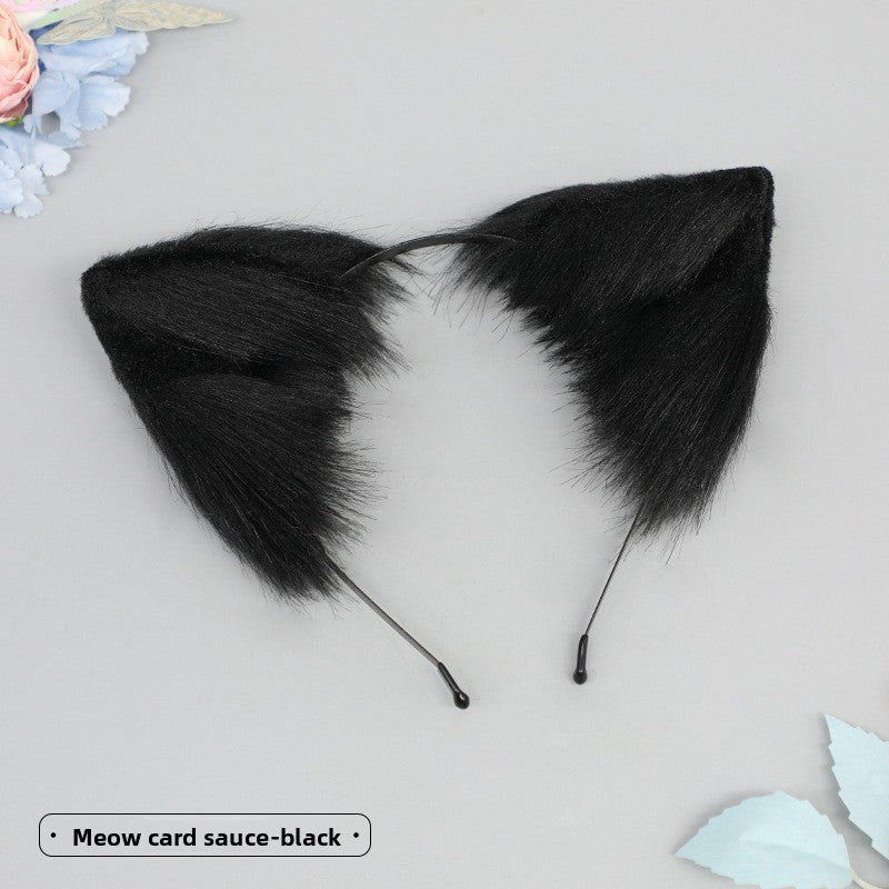 Simulated animal ear hair accessory
