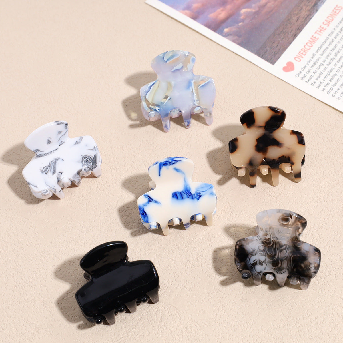 Acetate Hair Grip Clips