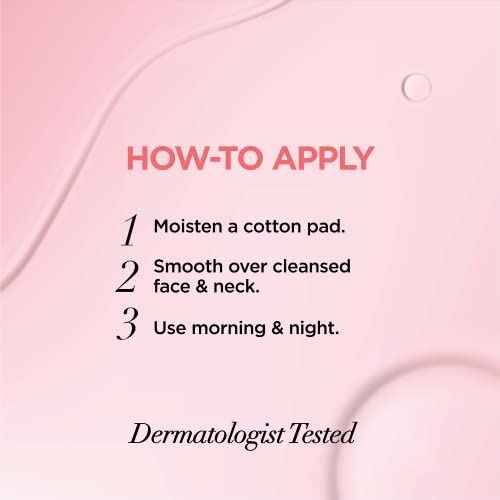 L'Oreal Paris Skincare HydraFresh Toner Face Toner with Pro-Vitamin B5 for a Smoother, Brighter Complexion, 2 Count