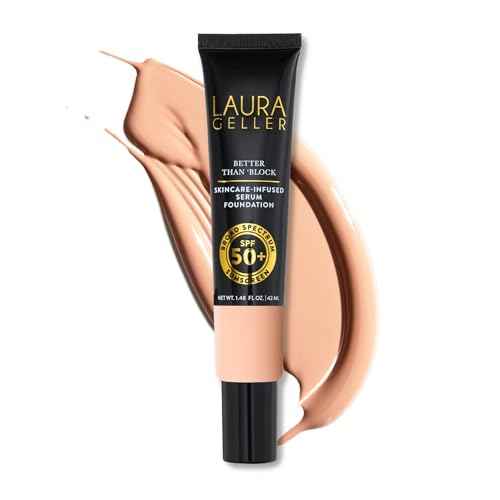 LAURA GELLER NEW YORK Better Than ¡®Block Skincare-Infused Serum Foundation with Broad Spectrum SPF 50+, Fair