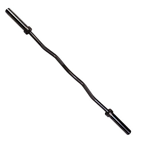 CAP Barbell 2-Inch Deluxe Curl Bar, Black, 57-Inches