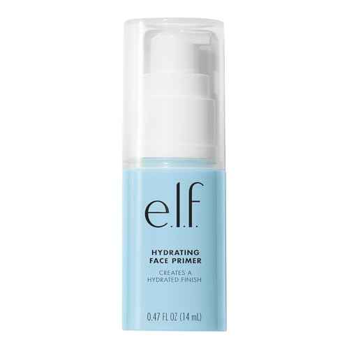 e.l.f. Hydrating Face Primer, Makeup Primer For Flawless, Smooth Skin & Long-Lasting Makeup, Fills In Pores & Fine Lines, Vegan & Cruelty-free, Small
