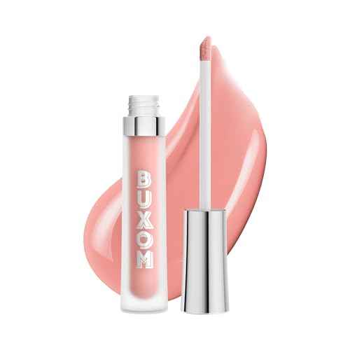 BUXOM Full-On Plumping Lip Cream, Hydrating Lip Plumper Gloss with Peptides & Hyaluronic Acid, High-Shine Tinted Formula for Fuller, Softer Lips, Cruelty-Free