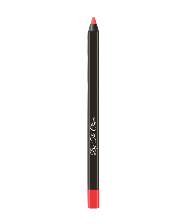 By The Clique Premium Long Lasting Matte Orange Red Lip Liner Pencil |On Fire Orange Red Ultra Wear Lip Liner