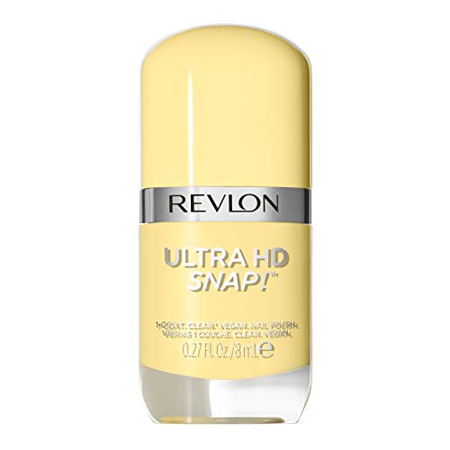 Revlon Ultra HD Snap Nail Color, Natural Rich Glossy Polish, 100% Vegan Formula, No Base or Top Coat Needed, 022 Commander in Chief, 0.27 fl oz
