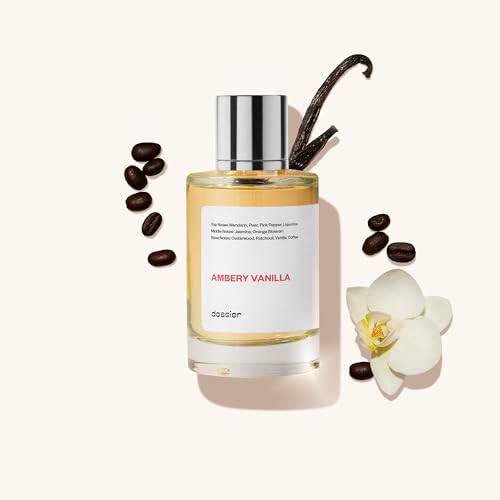 Dossier - Ambery Saffron 1.7 Fl Oz (50ml) - Eau de Parfum - Inspired by B.accarat R.ouge 540 - Vegan, Unisex Perfume Spray