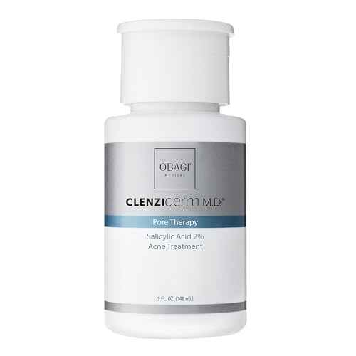Obagi CLENZIderm M.D. Pore Therapy Exfoliating BHA Toner - Unclogs Pores with 2% Salicylic Acid Acne Treatment ? 5 oz