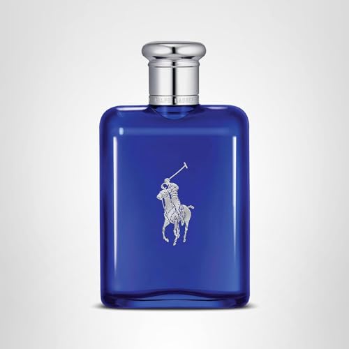 RALPH LAUREN FRAGRANCES Polo Blue - Eau de Toilette - Men's Cologne - Aquatic & Fresh - With Citrus, Sage, and Suede - Medium Intensity - 6.7 Fl Oz