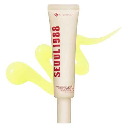KSECRET SEOUL 1988 Retinal Eye Cream ? Formulated with Advanced Retinal Liposome 4% and Fermented Bean for Dark Circles and Fine Line Care | Korean Skincare, 30ml / 1.01 fl oz