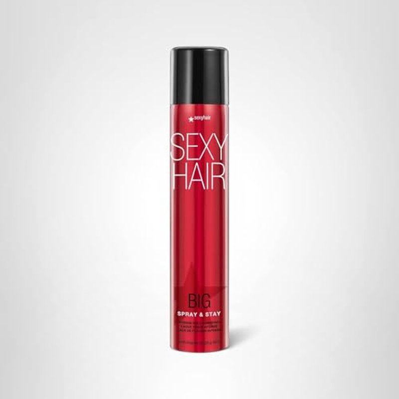 SexyHair Big Spray & Stay Intense Hold Hairspray, 9 Oz | Extreme Hold and Shine | Up to 72 Hour Humidity Resistance | All Hair Types