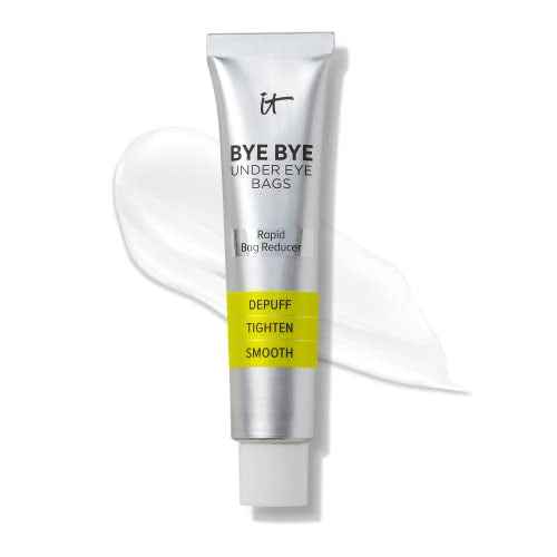 IT Cosmetics Bye Bye Under Eye Bags Treatment For Women & Men ? Temporary Eye Bag Reducer & Undereye Corrector Depuffs, Tightens, Smooths & Reduces Look of Wrinkles & Fine Lines - 0.5 Fl. Oz