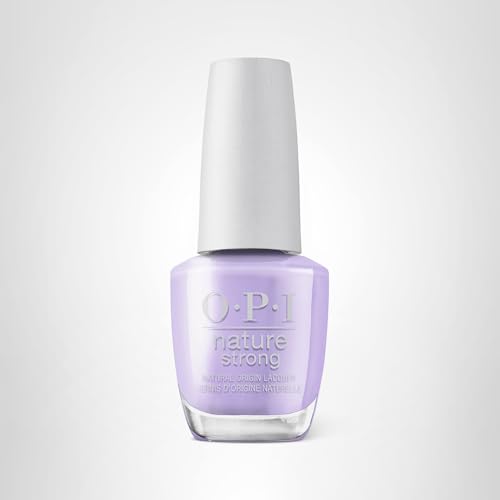 OPI Nature Strong Spring Into Action | Opaque Soft Purple Crème Natural Origin Nail Polish | Plant Based, Vegan, Cruelty Free
