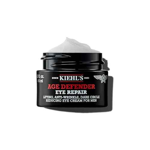 Kiehl's Age Defender Eye Repair, Anti-Aging Eye Cream for Men, Lift, Firm and Visibly Reduce Dark Circles and Crow¡¯s Feet, Instantly Brightens, Paraben-free, Fragrance-free - 0.5 fl oz