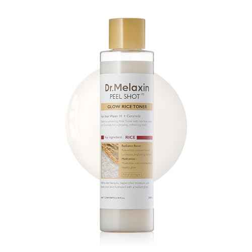 Dr.Melaxin Peel Shot Glow Rice Toner 200ml hydrated Skin Cleansing Skin Korean Skin Care