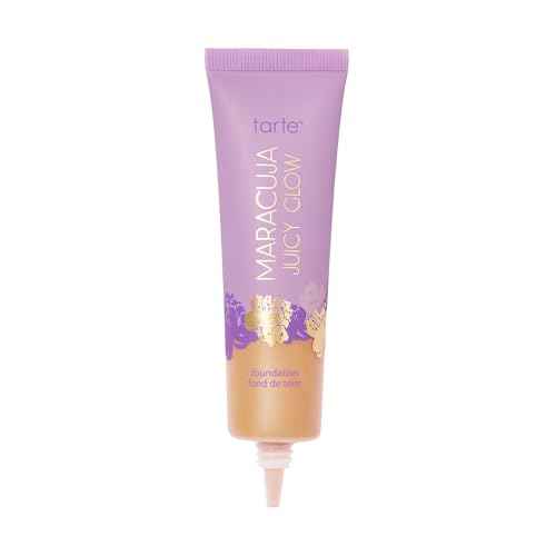 tarte maracuja juicy glow tint ? Lightweight Tinted Moisturizer with Hyaluronic Acid & Antioxidants for Radiant Skin, Buildable Medium Coverage, Waterproof, Vegan, Cruelty Free