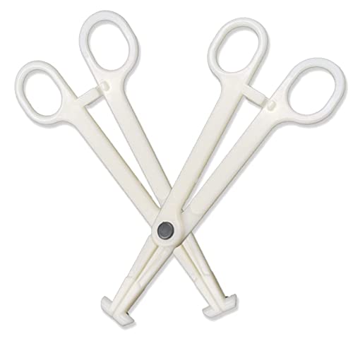 Disposable Piercing Needles and Clamps Kit - TONBAO 75Pcs Ear Nose Piercing Forceps Kit 25Pcs Rounded Piercing Forceps with 50pcs Mixed Hollow Piercing Needles 12G 14G 16G 18G 20G for Piercing Tools