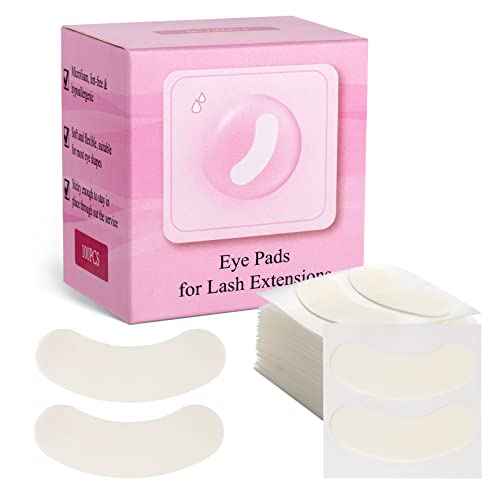 100 PCS Foam Eye Pads for Lash Extensions, Under Eye Pads for Eyelash Extensions, Micro-foam Lash Patches Lint Free, Stick Well, No Tape Needed, Hypoallergenic