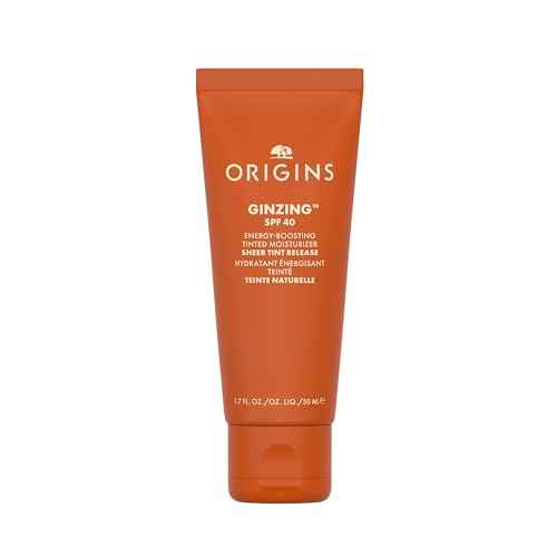 Origins GinZing Energy-Boosting Tinted Moisturizer with SPF 40 | Hydrates & Perfects | Skin Tint with Caffeine and Ginseng, 1.7 Fl Oz