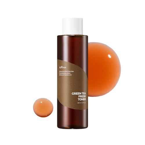 ISNTREE Green Tea Fresh Toner 200ml, 6.76 fl.oz | Korean Skincare | Toner for Oily Skin | Sebum Control | Hydrating and Refreshing