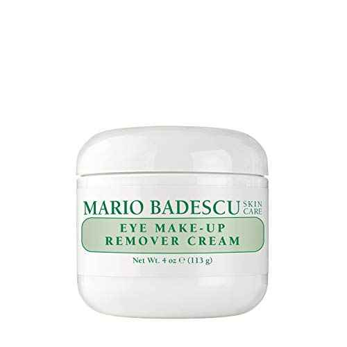 Mario Badescu Eye Makeup Remover Cream - Gentle, Non-Irritating Gel-Cream Waterproof Liner and Mascara Remover - Safe for Contact Lens Wearer - Vegan Skin Care Makeup Cleanser