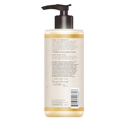 Carol's Daughter Goddess Strength Leave In Conditioner Cream, 10 Fl Oz - Strengthening and Moisturizing for Wavy, Curly Hair