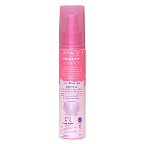 The Crème Shop x Hello Kitty - Priming & Setting Facial Spray - Hydrating Rose Water & Diamond Essence