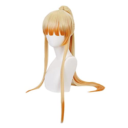 Aadesso demon Kimetsu No Agatsuma Zenitsu Female Long Cosplay Heat Resistant Synthetic Hair s