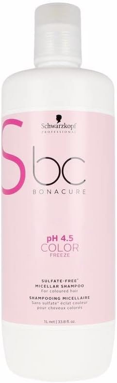 Schwarzkopf Professional Bonacure Color Freeze Shampoo - Sulfate-Free Micellar Formula | 1000 ml
