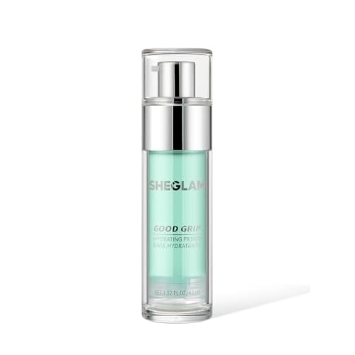 SHEGLAM Good Grip Hydrating Primer Oil Control Moisturizing Primer Gel Smooth Fine Lines Oil And Silicone-Free Face Primer-Green