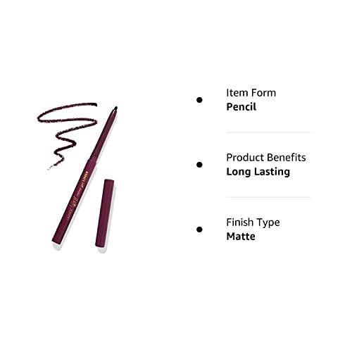 Colourpop Charmer Matte Creme Gel Eyeliner Retractable Pencil (Deep Dark Plum Purple), 0.2g (0.007 Ounce)