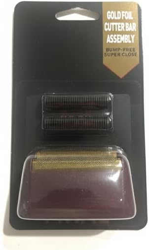 Wahl Professional 5-Star Shaver Replacement Gold Foil & Cutter Bar Assembly #7043 | Compatible with Finale & Shaver Shaper