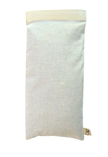 Peacegoods Eye Pillow Gift Pack - Washable Cover refillable case - Lavender Flax Chamomile Weighted - microwavable Yoga Headache Relief - Soft Cotton - Purple red