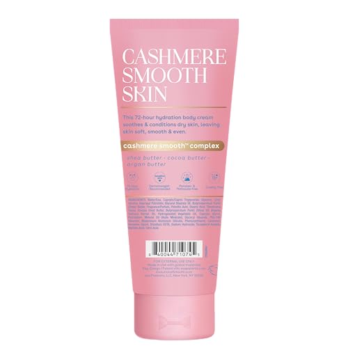 eos Cashmere Skin Collection Post-Shave Smooth Body Cream- Vanilla Cashmere, 72-Hour Hydration, Nourishing, Body Care, Shea Butter, 7 fl oz