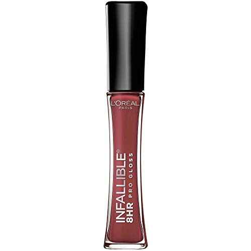 L¡¯Oreal Paris Makeup Infallible 8 Hour Hydrating Lip Gloss, Sangria, 0.21 Fl Oz
