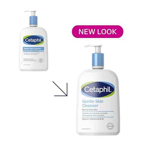 Cetaphil Face Wash, Hydrating Gentle Skin Cleanser for Dry to Normal Sensitive Skin, 20 oz, Fragrance Free, Soap Free and Non-Foaming