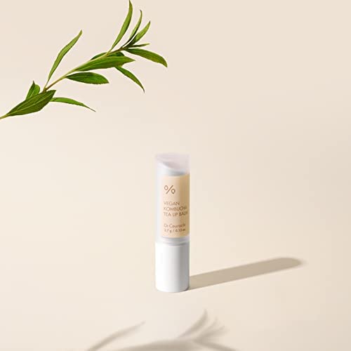 Dr.Ceuracle Vegan Kombucha Tea Lip Balm - Hydrating, Lightweight Moisturizer for Dry Lips | 3.7 g / 0.13 oz.