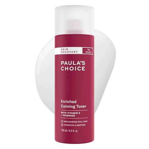 Paula's Choice Skin Recovery Calming Face Toner, Toner for Face with Hyaluronic Acid, Vitamin E & Primrose, Hydrates, Replenishes & Soothes Skin, Dry & Sensitive Skin, Frangrance Free, 6.4oz