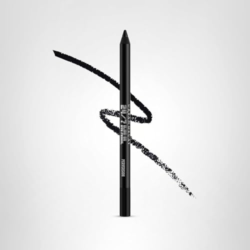 URBAN DECAY 24/7 Glide-On Waterproof Eyeliner Pencil - Smudge-Proof, Long-Lasting, Transfer-Proof, Up to 16HR Wear, Smooth No-Tug Formula, Perversion (Matte Blackest Black) - 0.04 oz