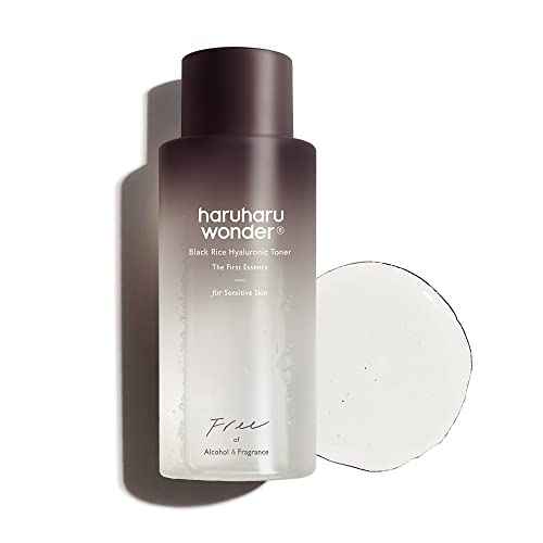 haruharu Wonder Black Rice Hyaluronic Toner for Sensitive Skin 5.1 fl.oz, Alcohol Free, Fragrance Free, Deep Hydration, Glass Skin, Korean Skincare, Vegan, Cruelty-Free