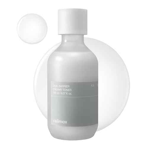 celimax Dual Barrier Creamy Toner | with Ceramides, Peptide, Oil & Alcohol Free, Facial Astringent, Hydrating, Calming, Soothing, Non Irritating,150ml