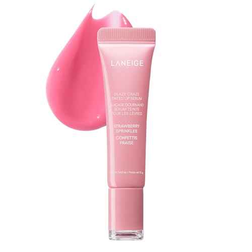 LANEIGE Glaze Craze Tinted Lip Serum: Hydrating Lip Serum for Glossy, Nourished Lips with Plumping Polypeptides