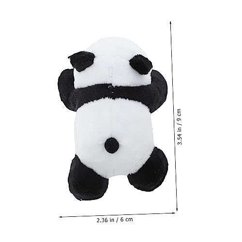 FRCOLOR Panda Hairpin Girl Stuffed Animals Headbands for Korean Outfits Fluffy Hair Scrunchies Hair Clips Plush Headband Plush Panda Hairpin Clip Cartoon Panda Hairpin Panda Barrette