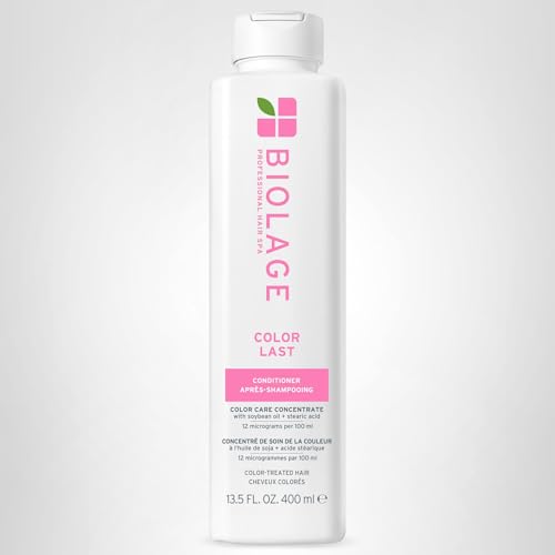 Biolage Color Last Conditioner - Protects & Preserves Color Treated Hair, Hydrates & Repairs Damaged Hair, Adds Shine, Vegan, Paraben-Free, 13.5 Fl Oz