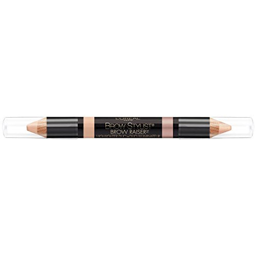 L'Oreal Paris Cosmetics Stylist Brow Raiser Highlighter Duo, Light, 0.16 Ounce