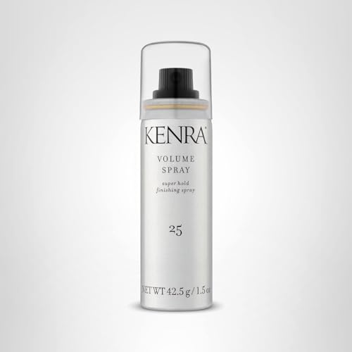 Kenra Professional Volume Spray 25 80% | Super Hold Finishing & Styling Hairspray | Flake-free & Fast-drying | Wind & Humidity Resistance | All Hair Types | Travel 1.5 oz