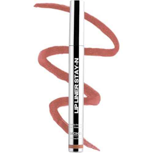 Sacheu Lip Liner STAY-N Peel Off Lip Stain ? Long Lasting Matte Lip Tattoo Transfer Proof Lipstain Infused with Hyaluronic Acid & Vitamin E for All Skin Types ? Vegan & Cruelty-Free, p-INKED