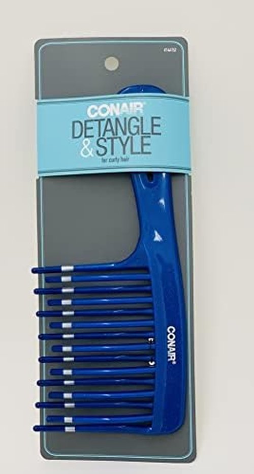 Conair Styling Essentials Detangle Comb - Effortless Styling & Tangle-Free Hair | Pack of 3