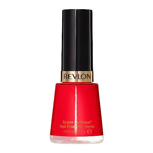 Revlon Super Lustrous Nail Polish, Chip-Resistant & Longwear Formula, High Shine Finish, 730 Valentine, 0.5 fl oz