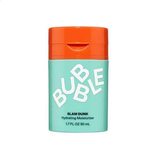 Bubble Skincare Slam Dunk Hydrating Face Moisturizer - Lightweight Face Lotion With Vitamin E + Aloe Vera - Daily Facial Moisturizer for Normal + Dry Skin - Skin Care with Blue Light Protection (50ml)